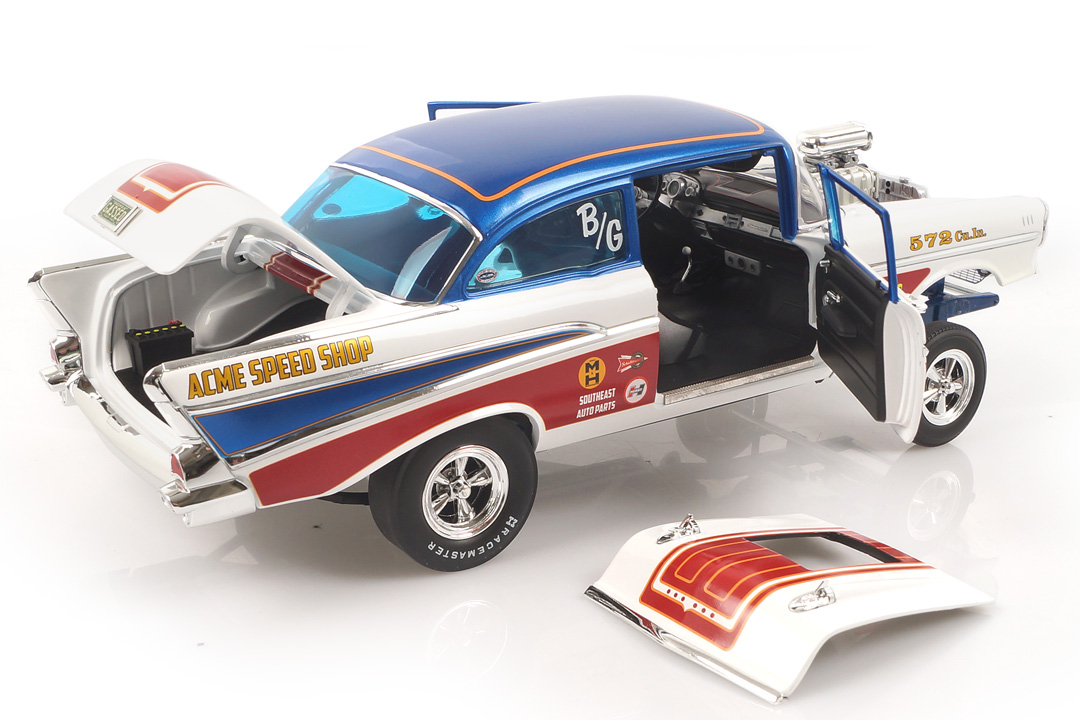 Chevrolet Bel Air Gasser 1957 American Express ACME 1:18 A1807007 Chevrolet Bel Air Gasser 1957 American Express ACME 1:18 A1807007