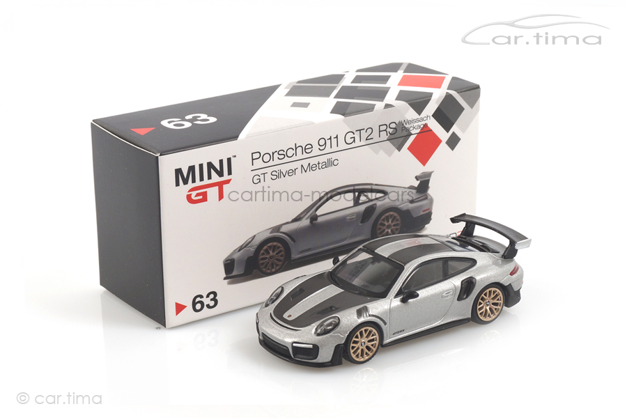 Porsche 911 (991 II) GT2 RS (LHD) GT-silber MINI GT 1:64 MGT00063-L