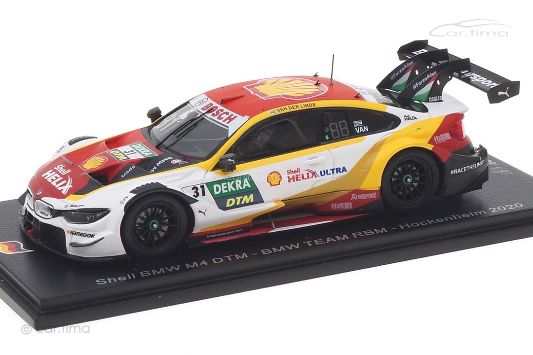 BMW M4 DTM Hockenheim 2020 Sheldon van der Linde Spark 1:43 SG666