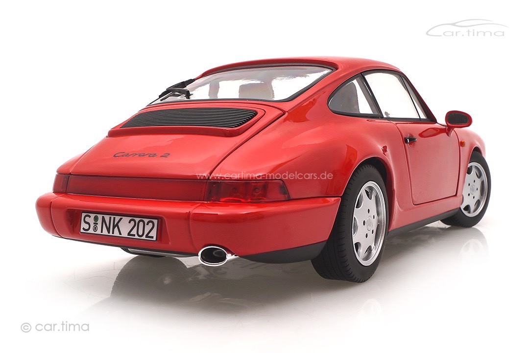 Porsche 911 (964) Carrera 2 1990 Indischrot Norev 1:18 187320 Porsche 911 (964) Carrera 2 1990 Indischrot Norev 1:18 187320