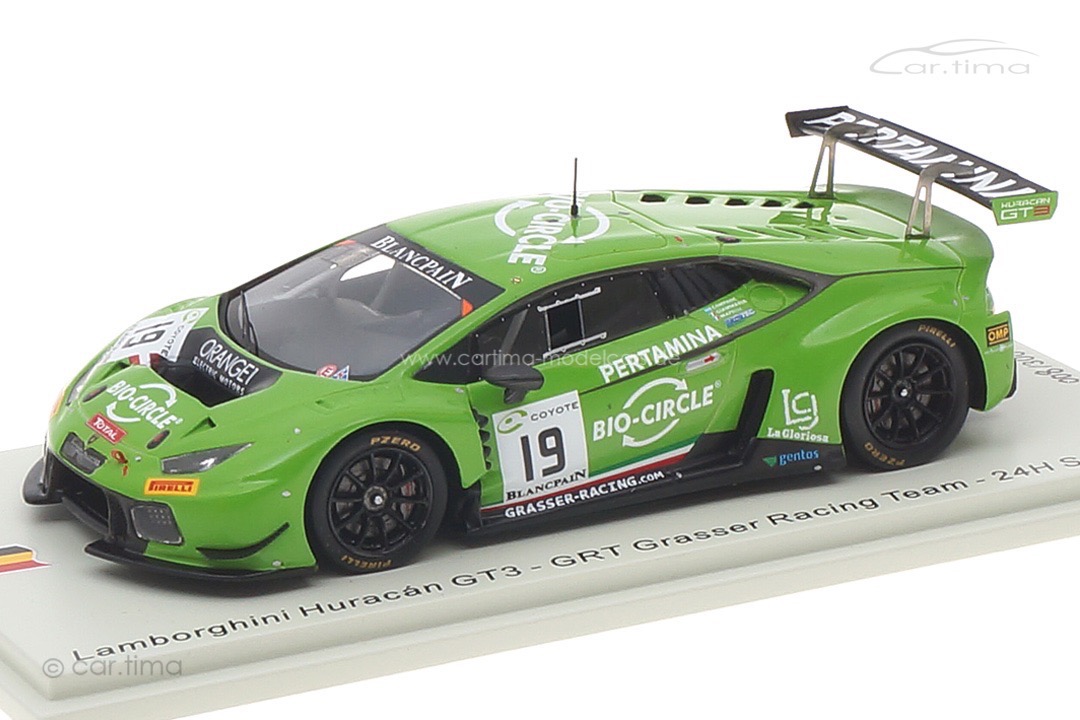 Lamborghini Huracán GT3 24h Spa 2018 Perez Companc/Giammaria/Mapelli Spark 1:43 SB307 Lamborghini Huracán GT3 24h Spa 2018 Perez Companc/Giammaria/Mapelli Spark 1:43 SB307