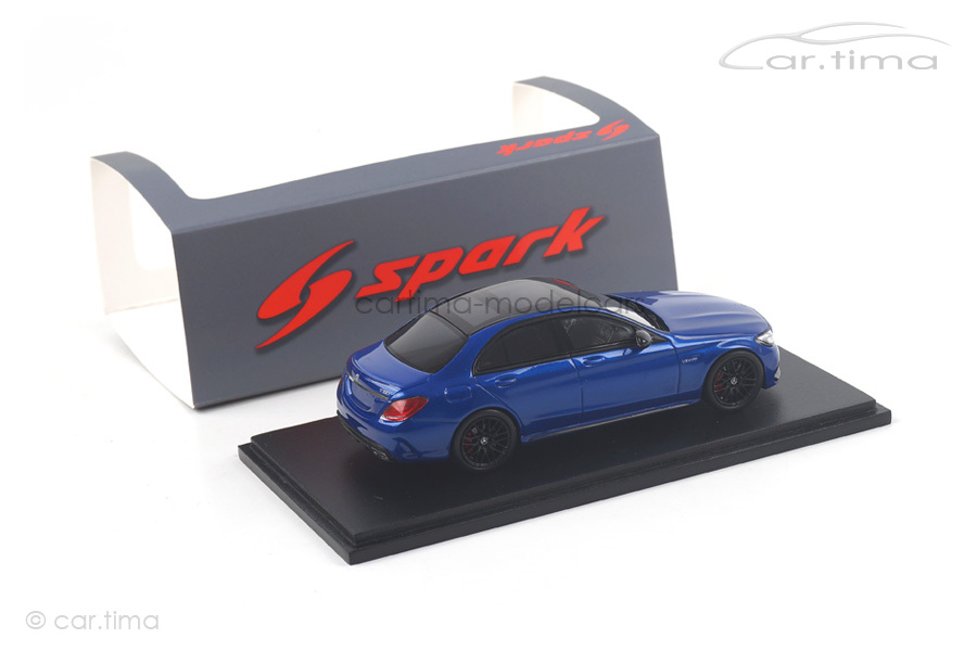 Mercedes-AMG C63S blau Spark 1:43 S4913 Mercedes-AMG C63S blau Spark 1:43 S4913