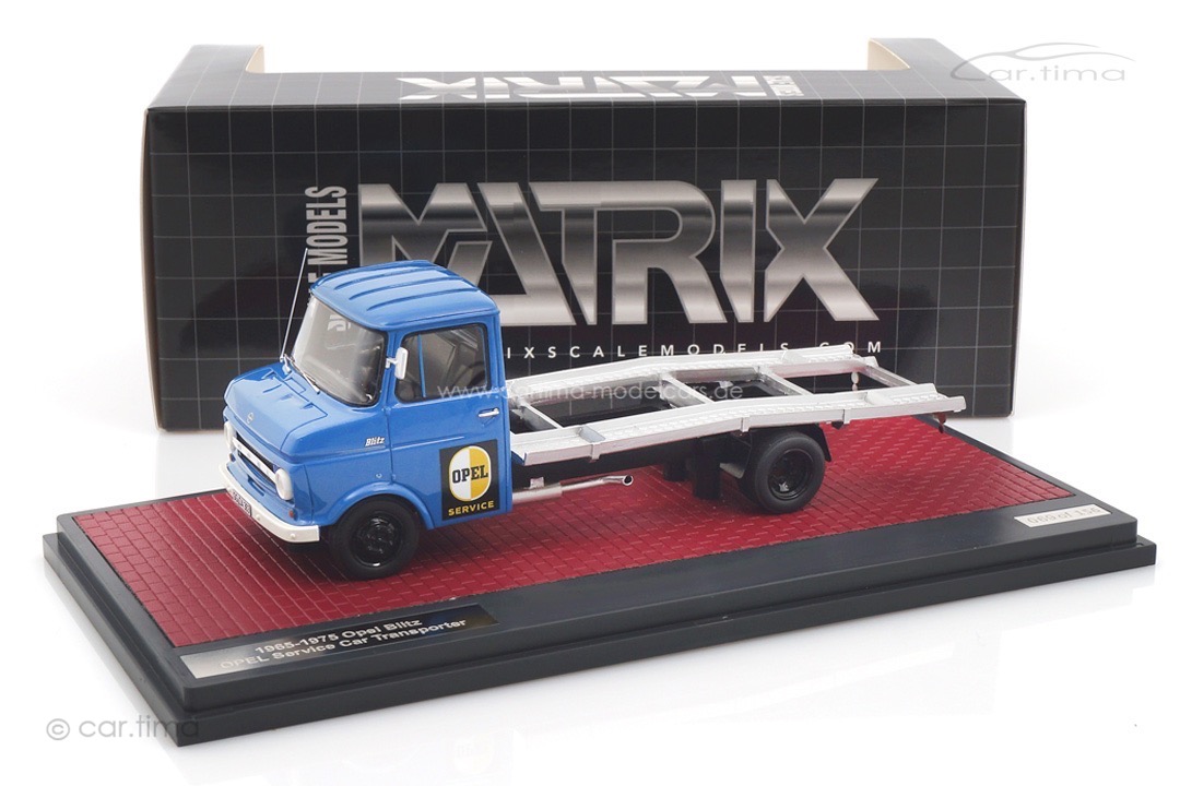 Opel Blitz Opel Service Transporter Matrix blau 1:43 MX51502-022