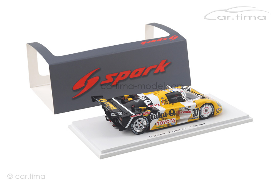 Toyota 88C 24h Le Mans 1988 Barilla/Needell/Ogawa Spark 1:43 S5243 Toyota 88C 24h Le Mans 1988 Barilla/Needell/Ogawa Spark 1:43 S5243