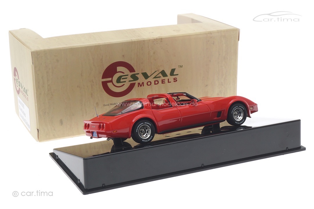 Chevrolet Corvette America 4 doors 1980 rot Esval 1:43 EMUS43010A Chevrolet Corvette America 4 doors 1980 rot Esval 1:43 EMUS43010A