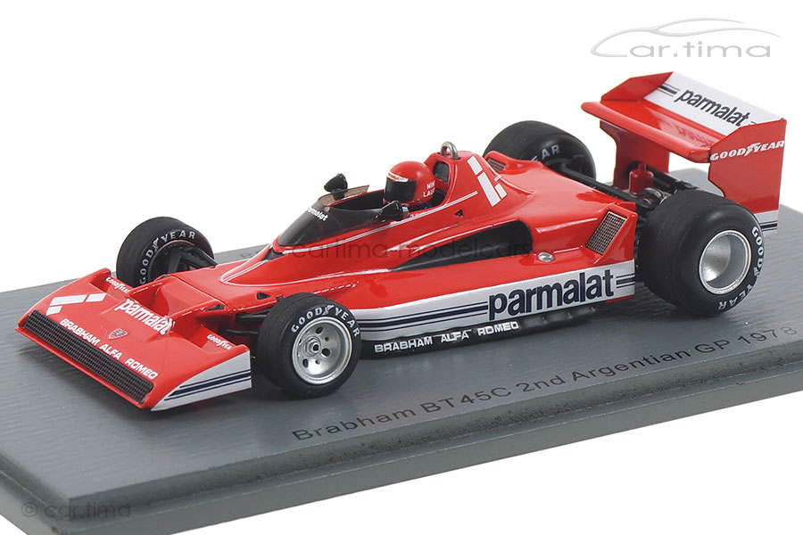 Brabham BT45C GP Argentinien 1978 Niki Lauda Spark 1:43 S7111 Brabham BT45C GP Argentinien 1978 Niki Lauda Spark 1:43 S7111