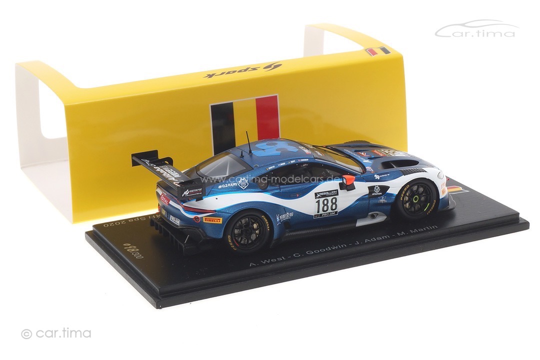 Aston Martin Vantage AMR GT3 24h Spa 2020 Adam/Goodwin/Martin/West Spark 1:43 SB384