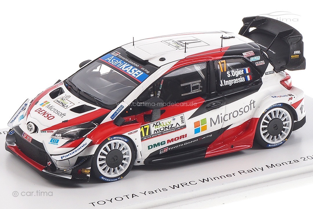 Toyota Yaris WRC Winner Rally Monza 2020 Ogier/Ingrassia Spark 1:43 S6572 Toyota Yaris WRC Winner Rally Monza 2020 Ogier/Ingrassia Spark 1:43 S6572