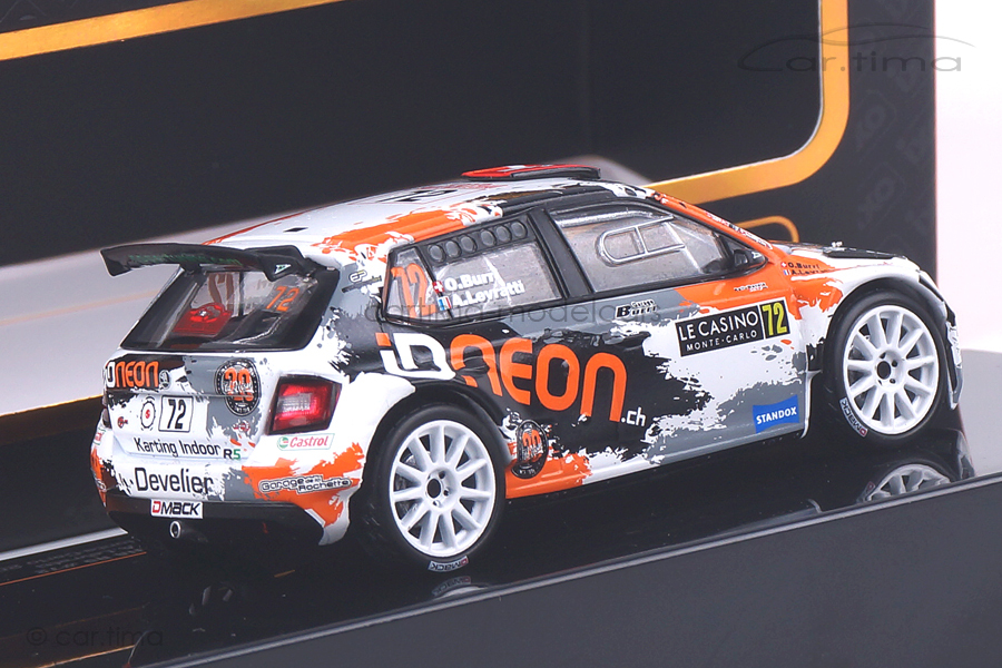 Skoda Fabia R5 Rallye Monte Carlo 2018 Burri/Levratti IXO 1:43 RAM667 Skoda Fabia R5 Rallye Monte Carlo 2018 Burri/Levratti IXO 1:43 RAM667