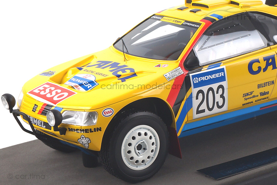 Peugeot 405 GT T-16 Winner Paris Dakar 1990 Vatanen/Berglund Top Marques 1:18 TMPD-03A