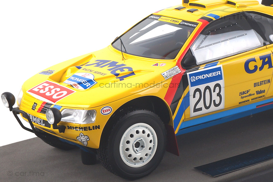 Peugeot 405 GT T-16 Winner Paris Dakar 1990 Vatanen/Berglund Top Marques 1:18 TMPD-03A Peugeot 405 GT T-16 Winner Paris Dakar 1990 Vatanen/Berglund Top Marques 1:18 TMPD-03A