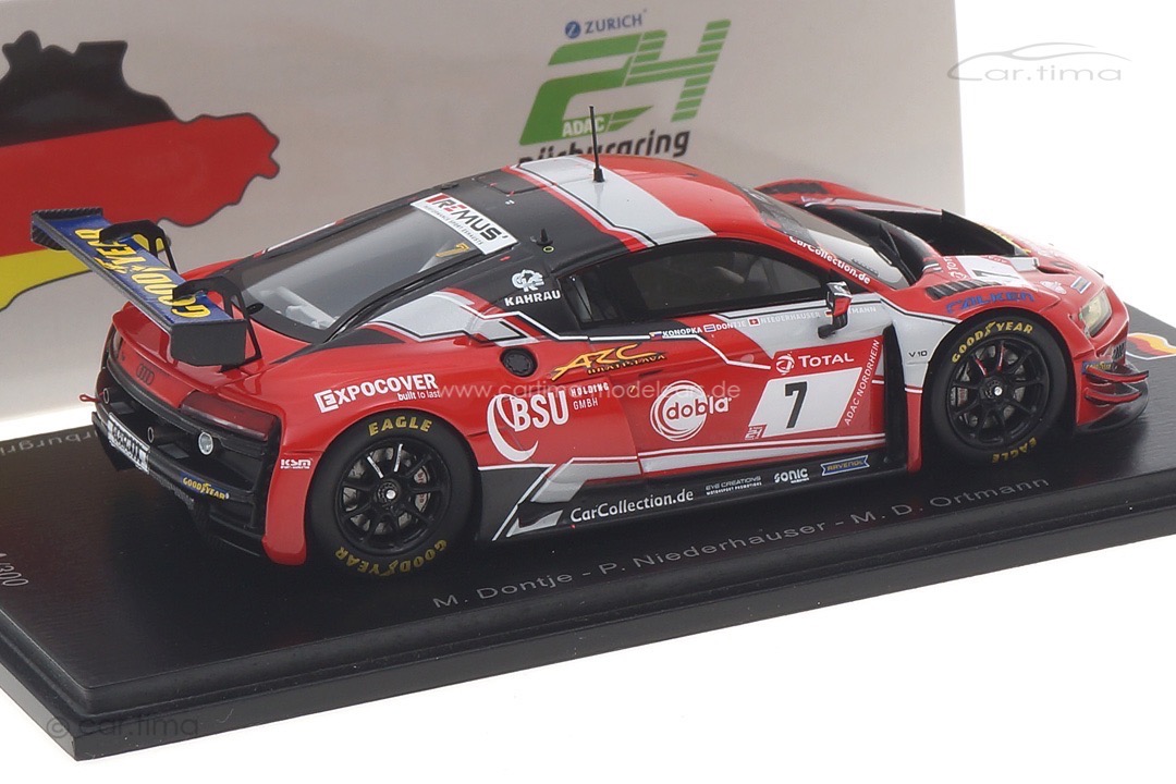 Audi R8 LMS GT3 24h Nürburgring 2020 Dontje/Niederhauser/Ortmann Spark 1:43 SG695