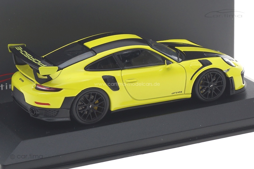Porsche 911 GT2 RS Weissach Package Acidgrün/Rad schwarz Minichamps car.tima CUSTOMIZED