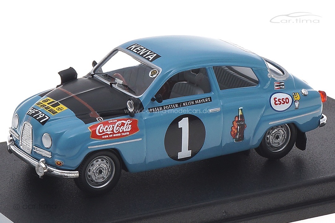 Saab 96 East African Safari 1963 Mayers/Potter Troféu 1:43 RRKE08