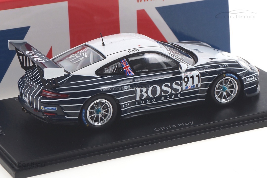 Porsche 911 GT3 Cup Supercup Silverstone 2019 Chris Hoy Spark 1:43 UK006 Porsche 911 GT3 Cup Supercup Silverstone 2019 Chris Hoy Spark 1:43 UK006