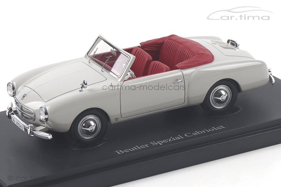 Beutler Spezial Cabriolet 1953 grau autocult 1:43 05019 Beutler Spezial Cabriolet 1953 grau autocult 1:43 05019