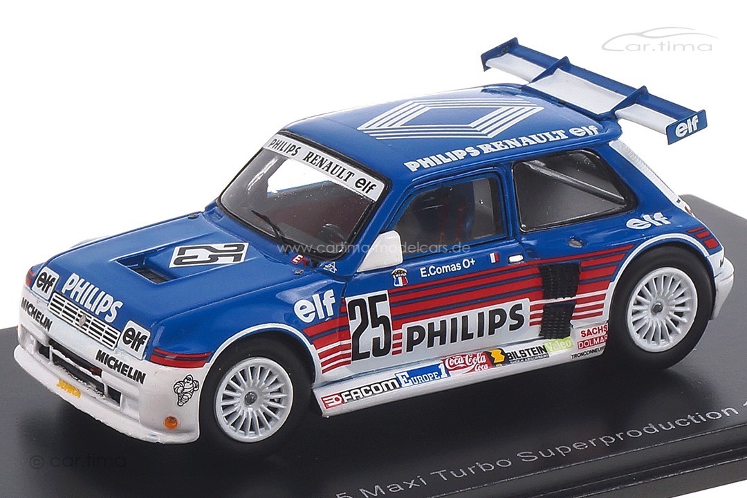 Renault 5 Maxi Turbo Superproduction 1987 Erik Comas Spark 1:43 SF055 Renault 5 Maxi Turbo Superproduction 1987 Erik Comas Spark 1:43 SF055