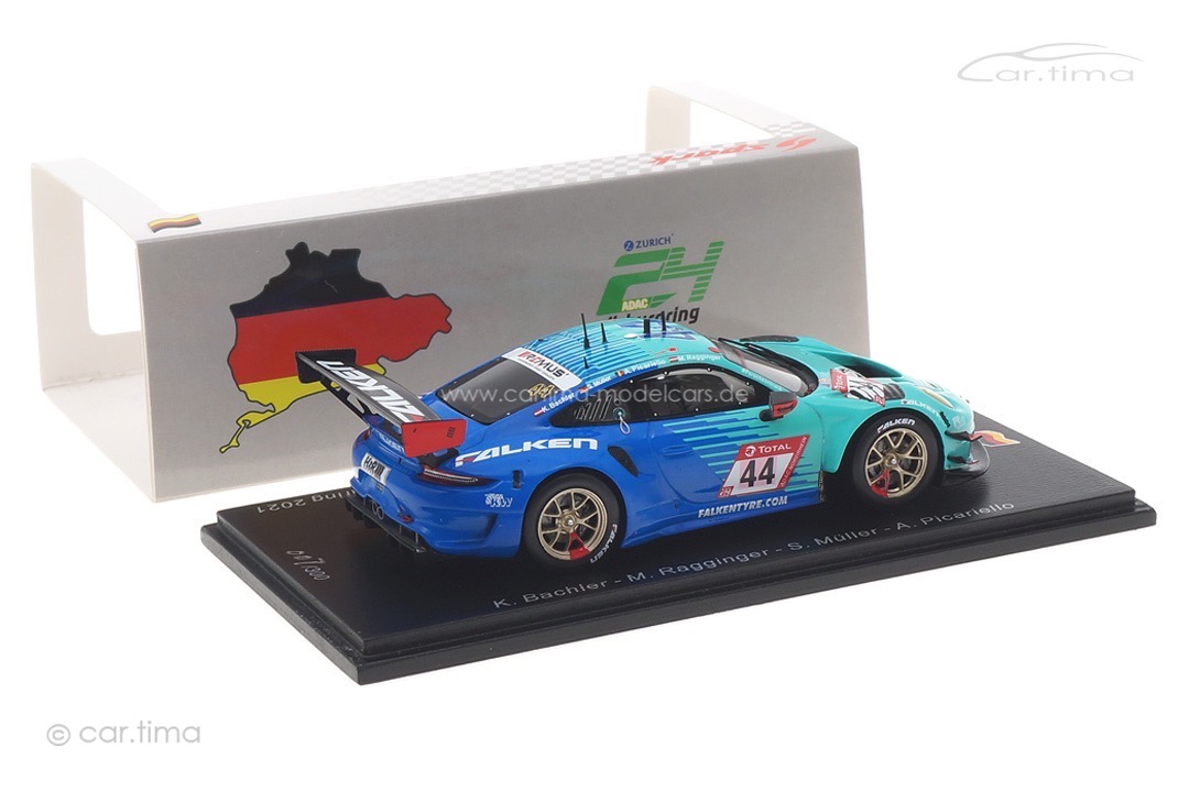 Porsche 911 GT3 R 24h Nürburgring 2021 Bachler/Müller/Picariello/Ragginger Spark 1:43 SG753