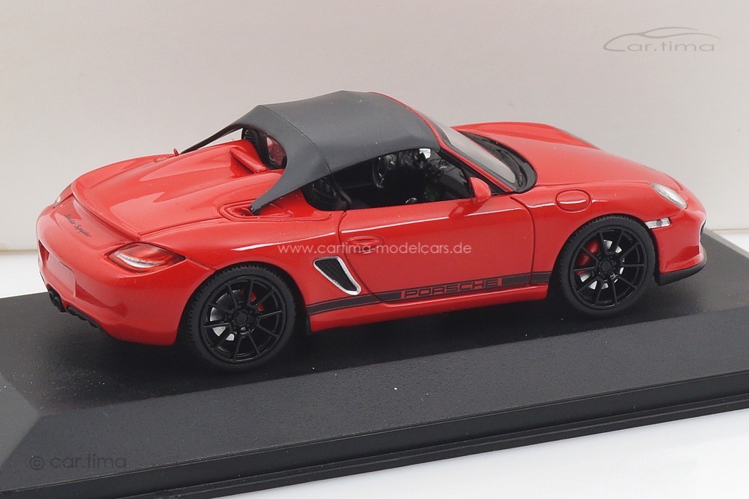 Porsche Boxster Spyder (987) Indischrot Minichamps 1:43 PD04311007
