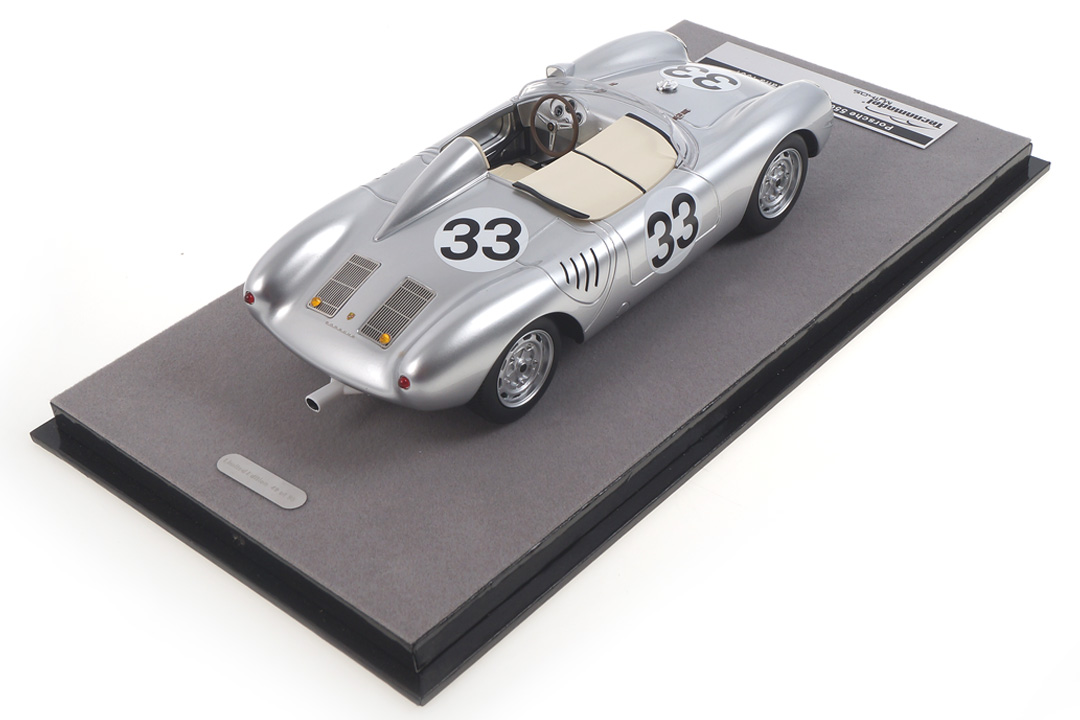 Porsche 550A RS 24h Le Mans 1957 Herrmann/von Frankenberg Tecnomodel 1:18 TM18-141C Porsche 550A RS 24h Le Mans 1957 Herrmann/von Frankenberg Tecnomodel 1:18 TM18-141C