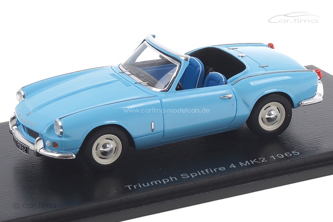 Triumph Spitfire 4 MK2 1965 blau Spark 1:43 S2472 Triumph Spitfire 4 MK2 1965 blau Spark 1:43 S2472