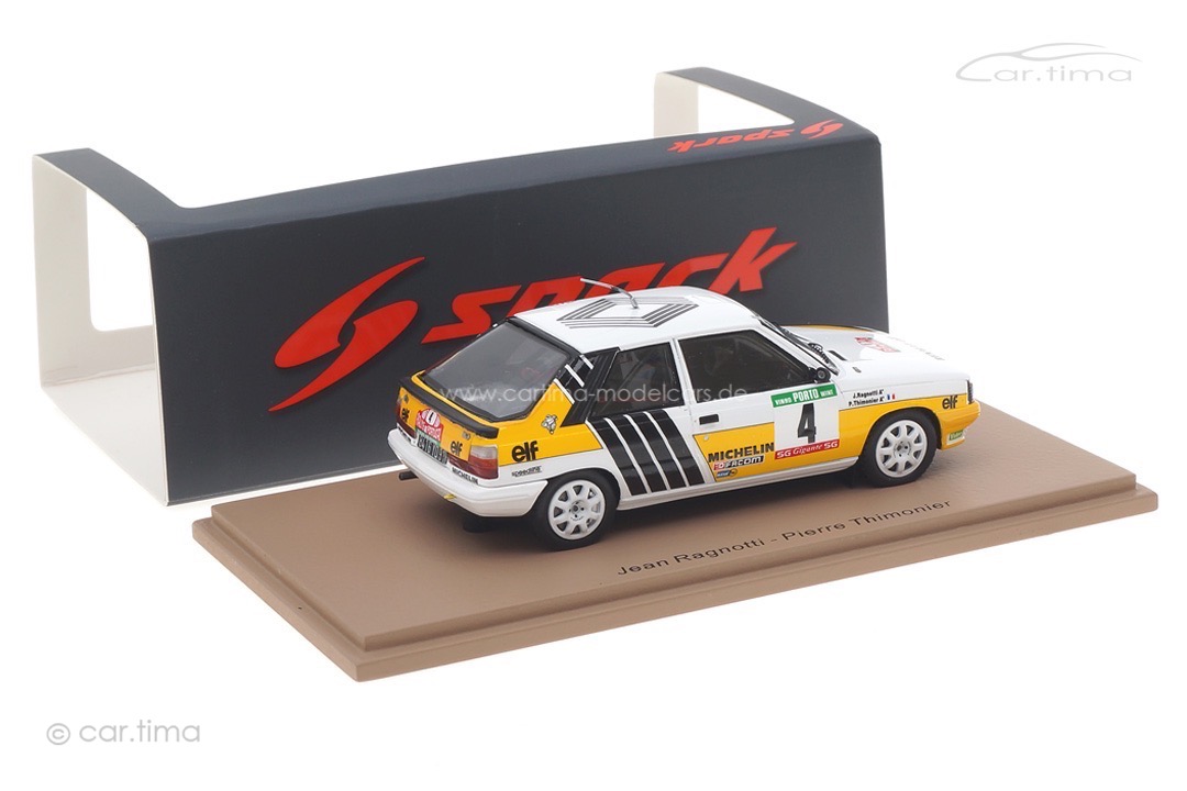 Renault 11 Turbo Rallye Portugal 1987 Ragnotti/Thimonier Spark 1:43 S5568 Renault 11 Turbo Rallye Portugal 1987 Ragnotti/Thimonier Spark 1:43 S5568