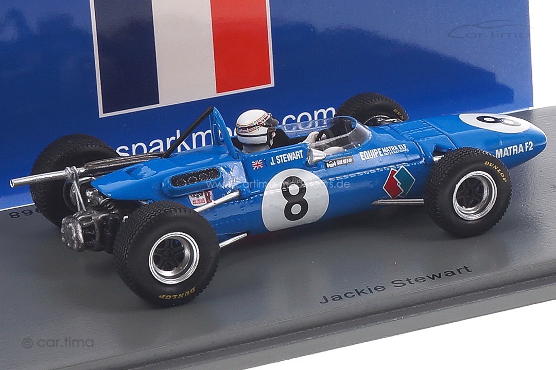 Matra MS7 Winner GP de Pau F2 1968 Jackie Stewart Spark 1:43 SF184 Matra MS7 Winner GP de Pau F2 1968 Jackie Stewart Spark 1:43 SF184