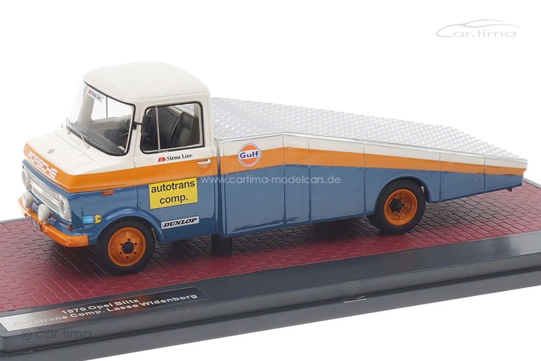 Opel Blitz Porsche Gulf Renntransporter Matrix 1:43 MX51502-012 Opel Blitz Porsche Gulf Renntransporter Matrix 1:43 MX51502-012