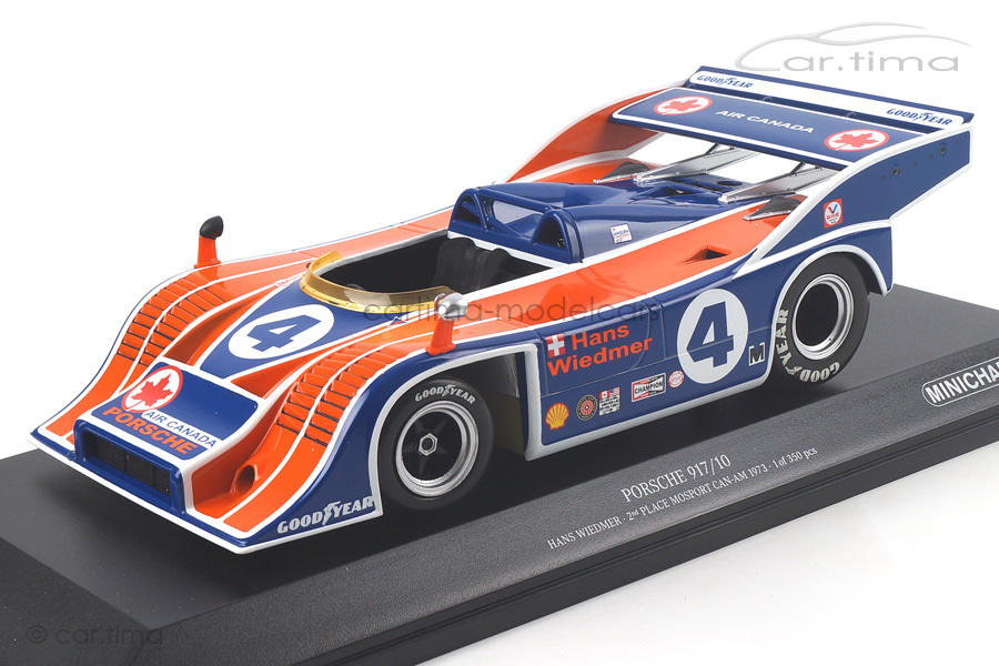 Porsche 917/10 Mosport Can-Am 1973 Hans Wiedmer Minichamps 1:18 153736504 Porsche 917/10 Mosport Can-Am 1973 Hans Wiedmer Minichamps 1:18 153736504