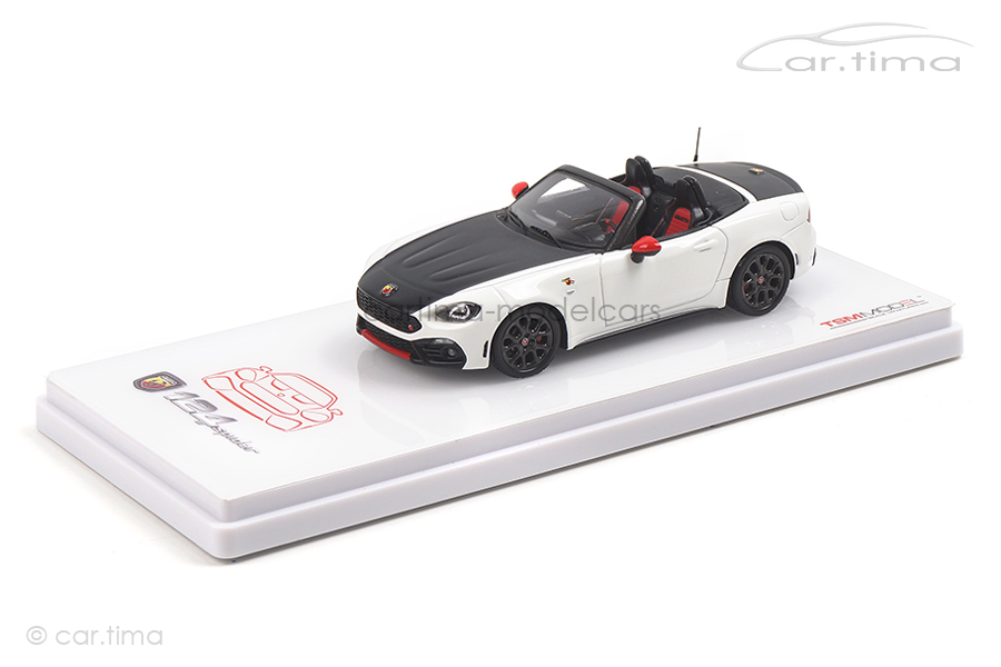 Abarth 124 Spider Turini 1975 white TSM-Model 1:43 TSM430134