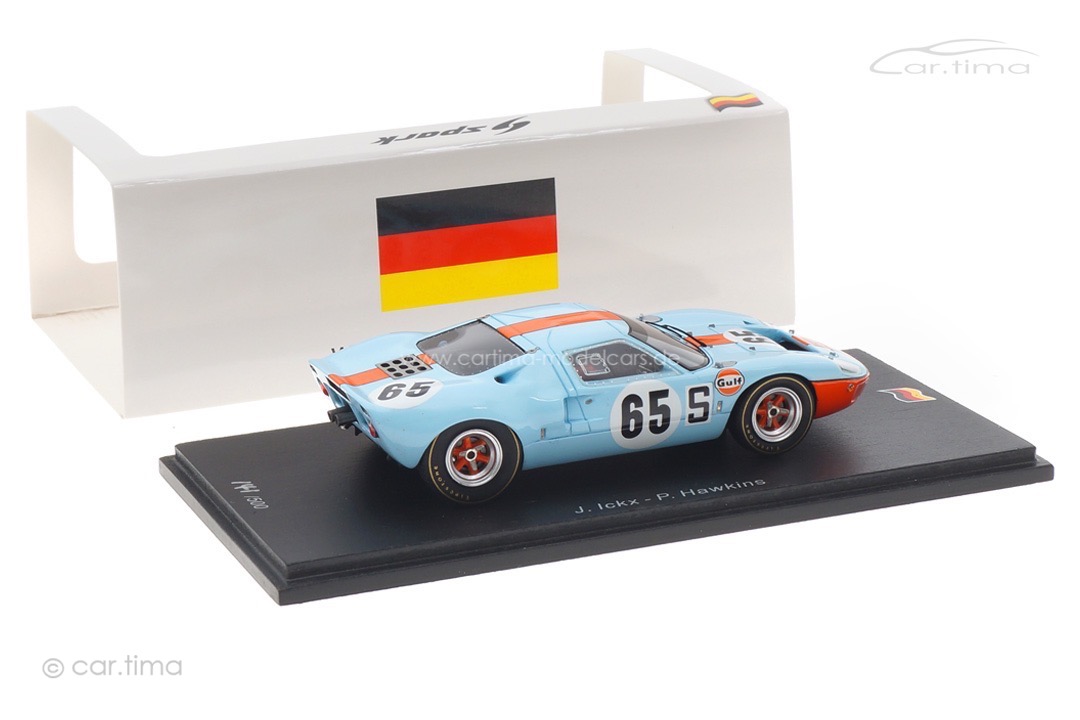 Ford GT40 1000km Nürburgring 1968 Ickx/Hawkins Spark 1:43 SG817 Ford GT40 1000km Nürburgring 1968 Ickx/Hawkins Spark 1:43 SG817