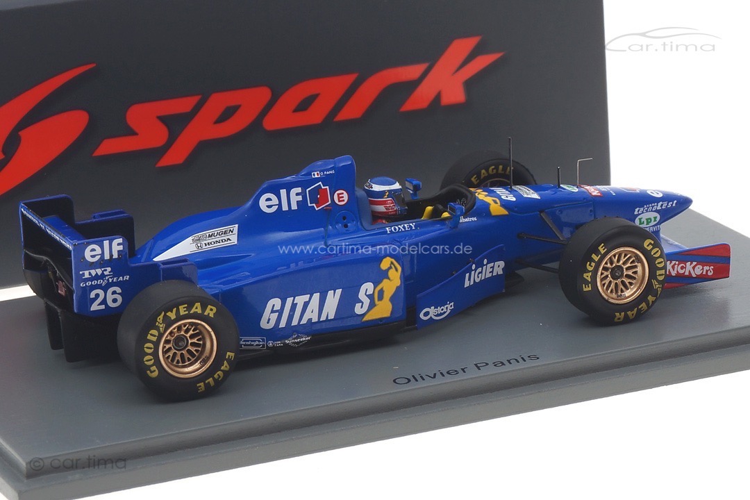 Ligier JS41 Mugen Honda V10 GP Spanien 1995 Olivier Panis Spark 1:43 S7409 Ligier JS41 Mugen Honda V10 GP Spanien 1995 Olivier Panis Spark 1:43 S7409