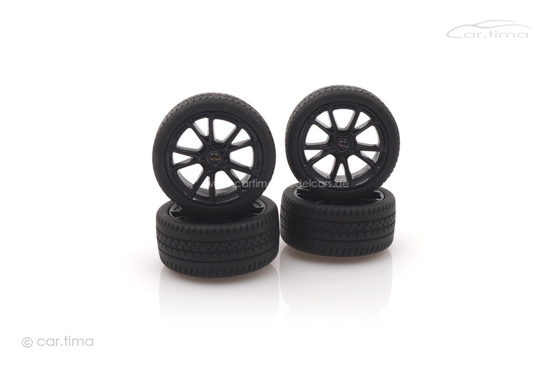 Radsatz/Wheel set TECHART Formula VI Race schwarz 1:18 CARXXX25012