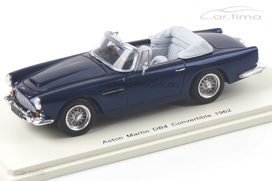 Aston Martin DB4 Convertible 1962 blau Spark 1:43 S2430 Aston Martin DB4 Convertible 1962 blau Spark 1:43 S2430
