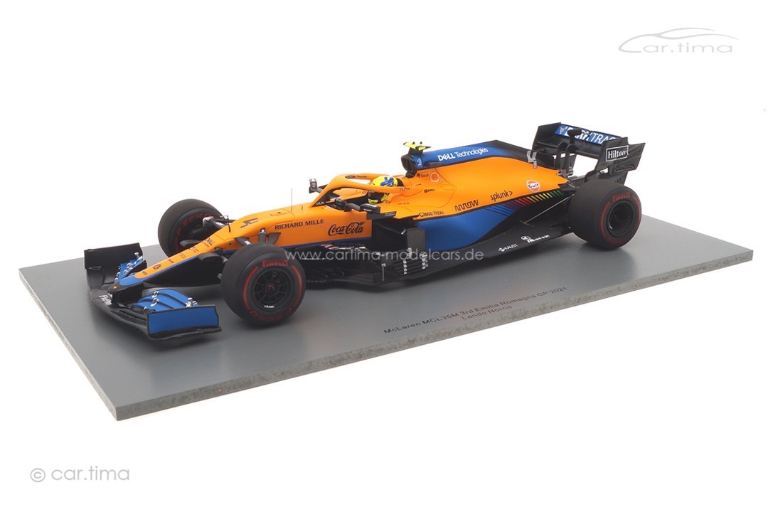 McLaren MCL35M GP Emilia Romagna 2021 Lando Norris Spark 1:18 18S585 McLaren MCL35M GP Emilia Romagna 2021 Lando Norris Spark 1:18 18S585