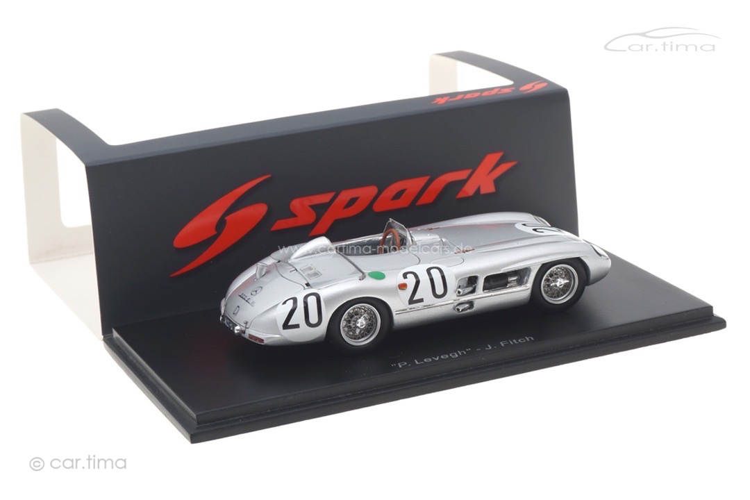 Mercedes-Benz 300 SLR 24h Le Mans 1955 Levegh/Fitch Spark 1:43 S4734 Mercedes-Benz 300 SLR 24h Le Mans 1955 Levegh/Fitch Spark 1:43 S4734
