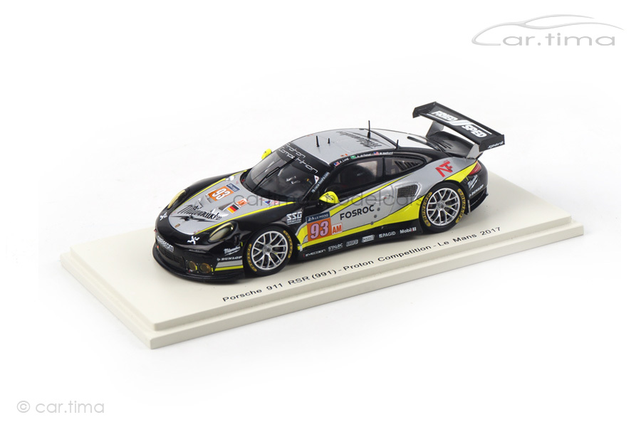 Porsche 911 (991) RSR 24h Le Mans 2017 Long/Al Faisal/Hedlund Spark 1:43 S5842 Porsche 911 (991) RSR 24h Le Mans 2017 Long/Al Faisal/Hedlund Spark 1:43 S5842