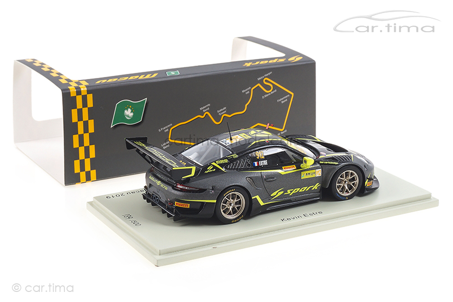 Porsche 911 GT3 R Macau 2019 Kévin Estre Spark 1:43 SA223 Porsche 911 GT3 R Macau 2019 Kévin Estre Spark 1:43 SA223