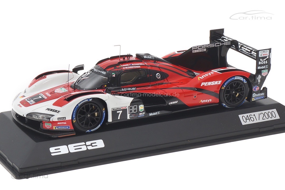 Porsche 963 24h Daytona 2023 Campbell/Christensen/Nasr Spark 1:43 WAP0205020RDAY Porsche 963 24h Daytona 2023 Campbell/Christensen/Nasr Spark 1:43 WAP0205020RDAY