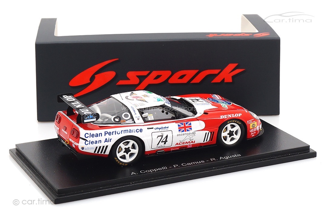 Corvette Callaway 24h Le Mans 1996 Agusta/Camus/Coppelli Spark 1:43 S5854