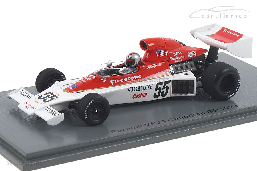 Parnelli VPJ4 GP Kanada 1974 Mario Andretti Spark 1:43 S1890 Parnelli VPJ4 GP Kanada 1974 Mario Andretti Spark 1:43 S1890