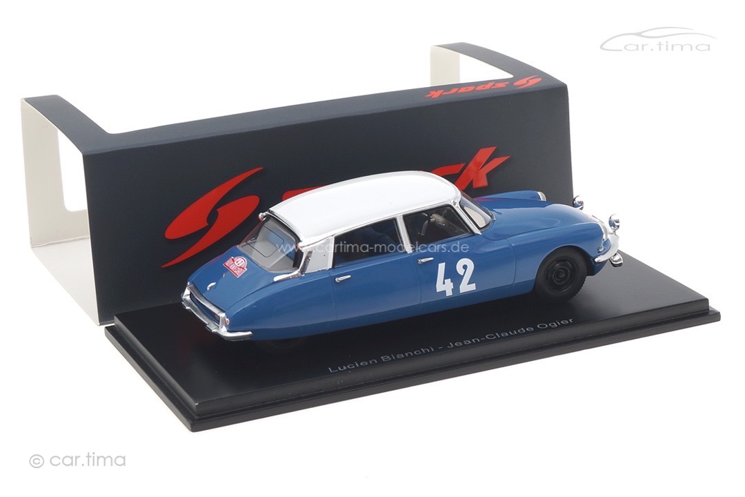 Citroen DS19 Rallye Monte Carlo 1963 Bianchi/Ogier Spark 1:43 S5532 Citroen DS19 Rallye Monte Carlo 1963 Bianchi/Ogier Spark 1:43 S5532