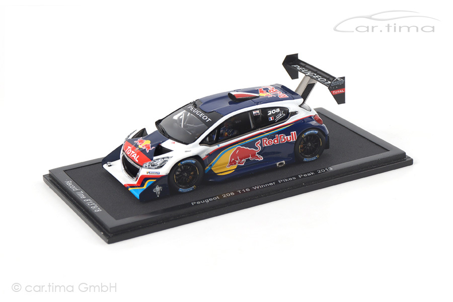 Peugeot 208 T16 Winner Pikes Peak 2013 Sébastien Loeb Spark 1:43 43PP13 Peugeot 208 T16 Winner Pikes Peak 2013 Sébastien Loeb Spark 1:43 43PP13