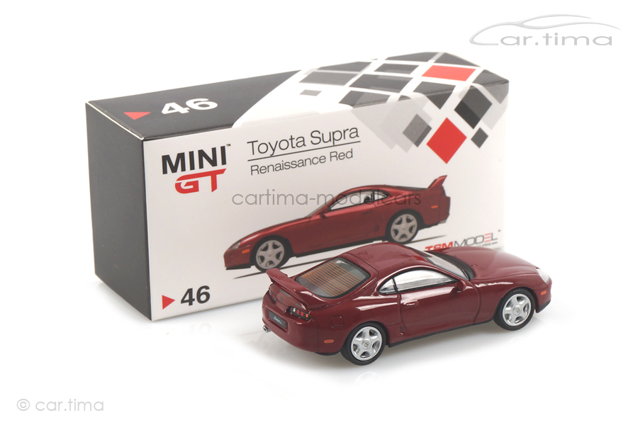 Toyota Supra (LHD) Renaissance red MINI GT 1:64 MGT00046-L Toyota Supra (LHD) Renaissance red MINI GT 1:64 MGT00046-L