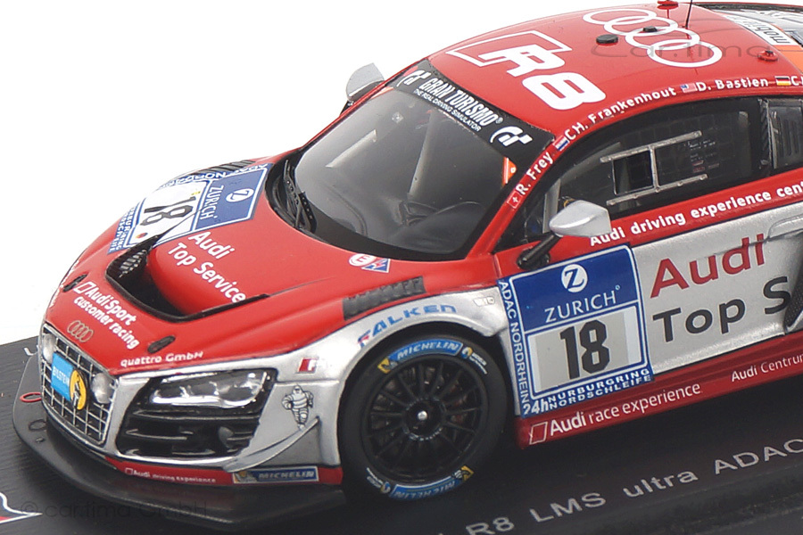 Audi R8 LMS Ultra 24h Nürburgring 2014 Frey/Bastien/Bollrath Spark 1:43 SG141