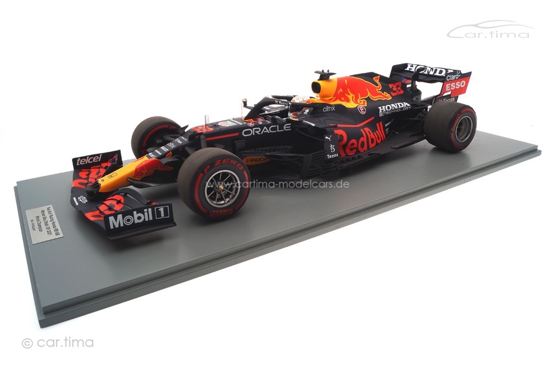 Red Bull Racing RB16B Winner GP Abu Dhabi 2021 Max Verstappen inkl. Vitrine Spark 1:12 12S032 Red Bull Racing RB16B Winner GP Abu Dhabi 2021 Max Verstappen inkl. Vitrine Spark 1:12 12S032