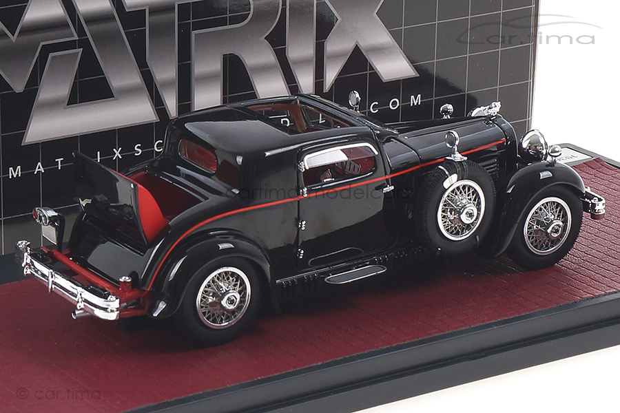 Stutz Model M Supercharged Lancefield Coupe schwarz Matrix 1:43 MX41804-052