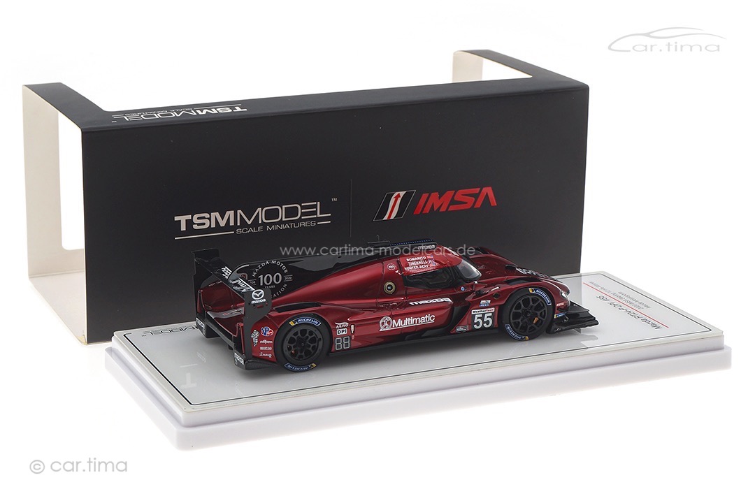 Mazda RT24-P DPI 12h Sebring 2020 Bomarito/Tincknell/Hunter-Reay TSM 1:43 TSM430549 Mazda RT24-P DPI 12h Sebring 2020 Bomarito/Tincknell/Hunter-Reay TSM 1:43 TSM430549