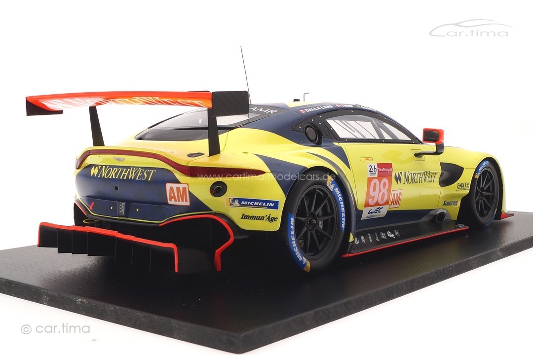 Aston Martin Vantage AMR 24h Le Mans 2021 Dalla Lana/Thiim/Gomes Spark 1:18 18S706 Aston Martin Vantage AMR 24h Le Mans 2021 Dalla Lana/Thiim/Gomes Spark 1:18 18S706