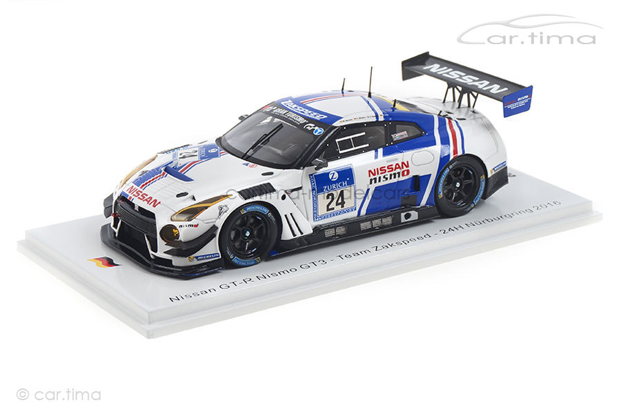 Nissan GT-R Nismo GT3 24h Nürburgring 2016 Coronel/Gassner/Strauss Spark 1:43 SG264